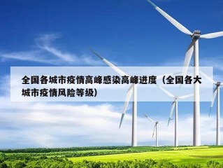全国各城市疫情高峰感染高峰进度（全国各大城市疫情风险等级）
