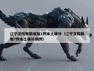 辽宁沈阳有新增加1例本土确诊（辽宁沈阳新增7例本土确诊病例）
