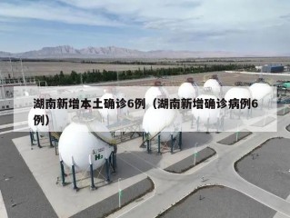 湖南新增本土确诊6例（湖南新增确诊病例6例）