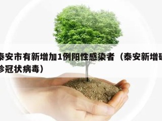 泰安市有新增加1例阳性感染者（泰安新增确诊冠状病毒）